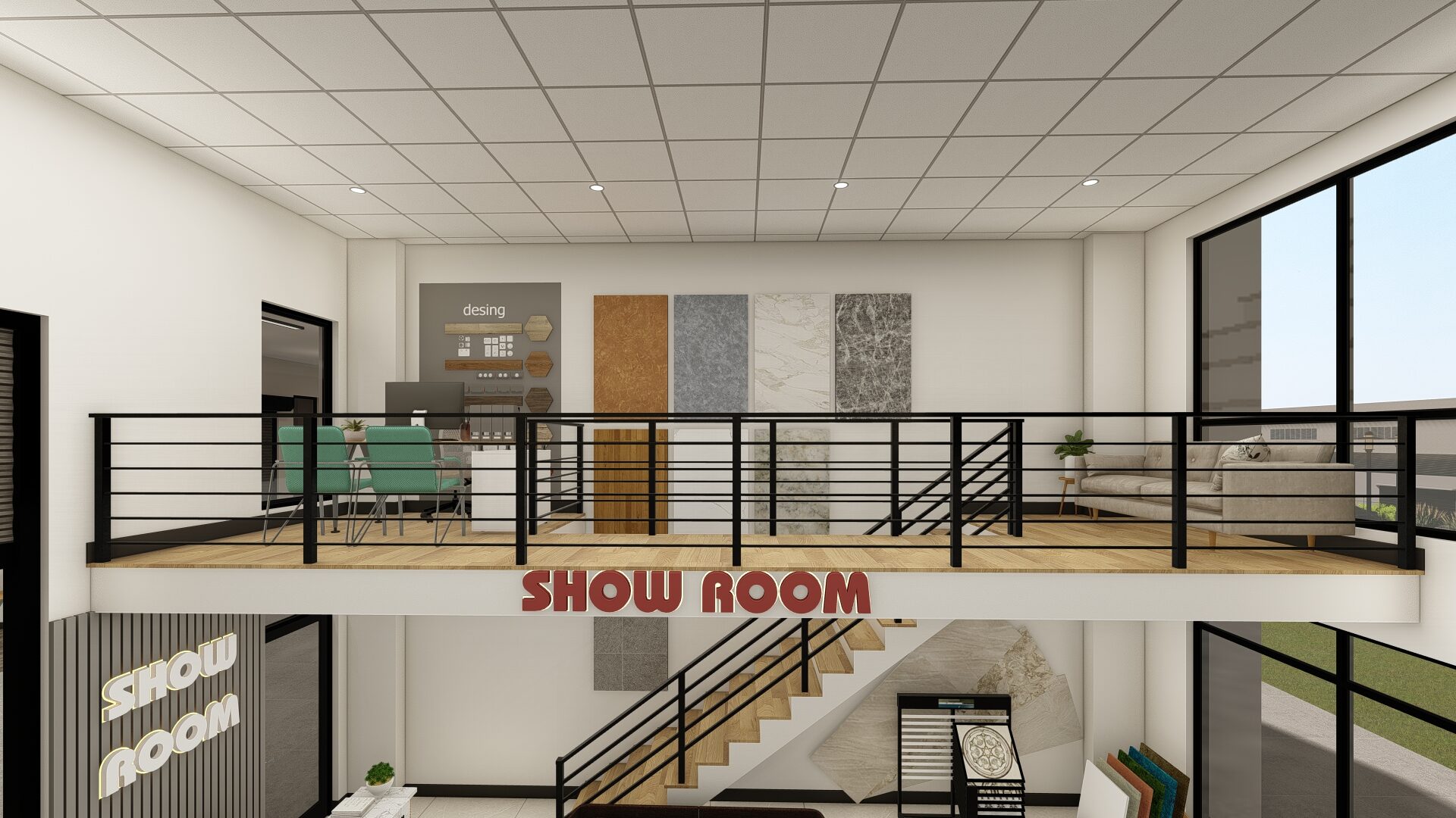 Mezzanine workshop